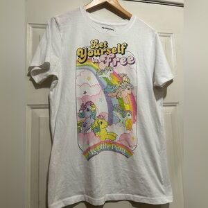 MY LITTLE PONY T-shirt MEDIUM NEW ADULT Women Men VINTAGE 1980's STYLE /FLAW